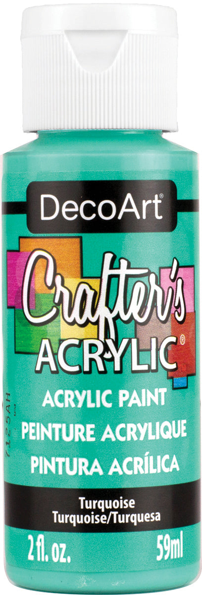 Crafter's Acrylic All-Purpose Paint 2oz Turquoise