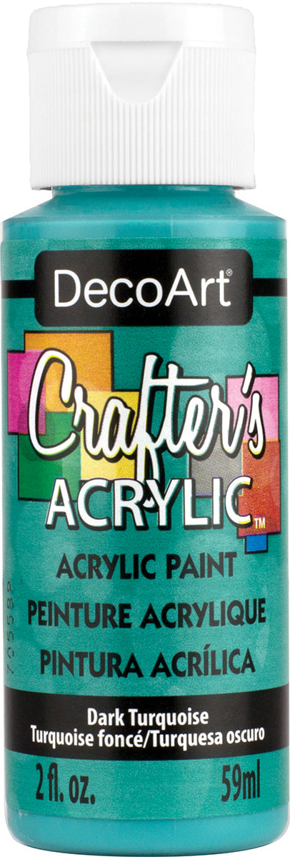 Crafter's Acrylic All-Purpose Paint 2oz Dark Turquoise