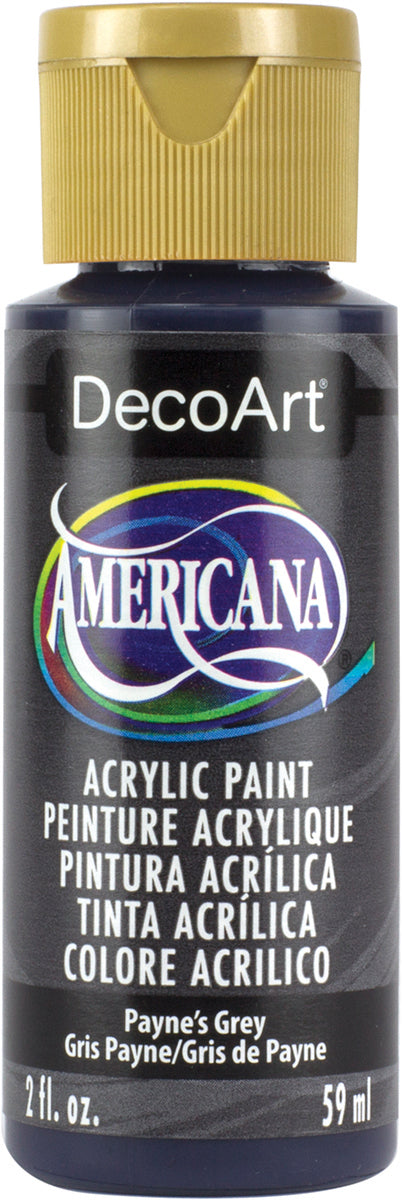Americana Acrylic Paint 2oz Paynes Grey - Opaque