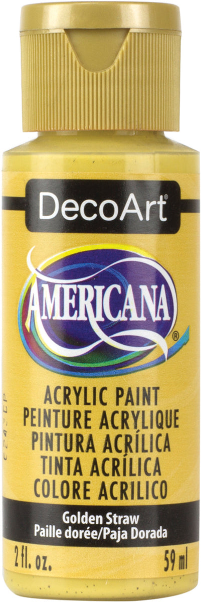 Americana Acrylic Paint 2oz Golden Straw - Opaque