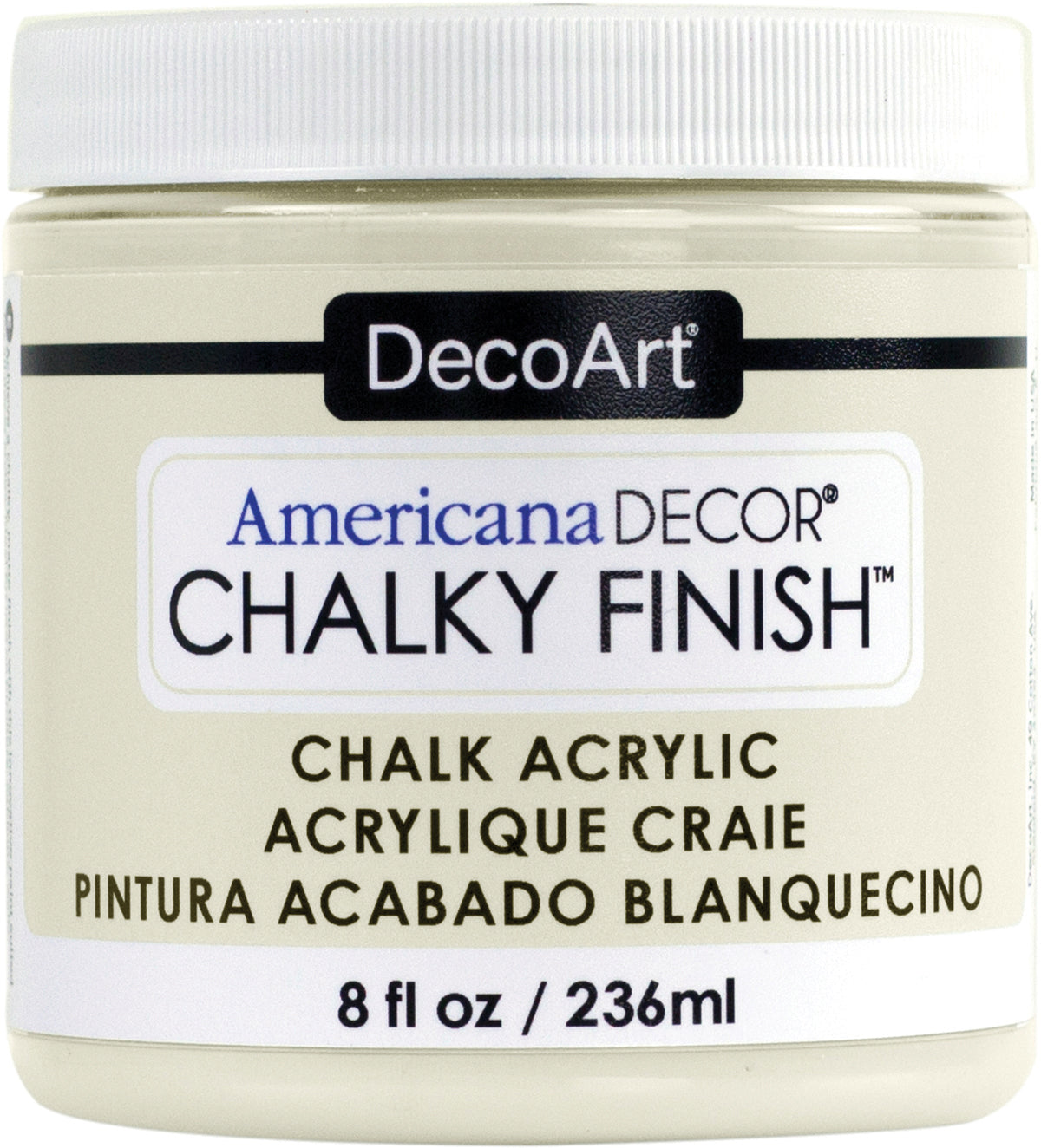 Americana Chalky Finish Paint 8oz Lace