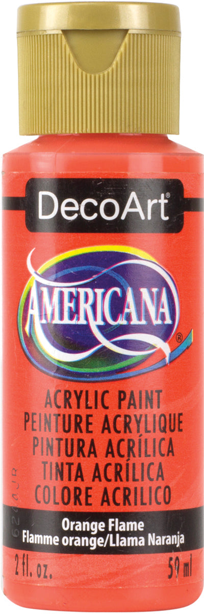 Americana Acrylic Paint 2oz Orange Flame - Opaque