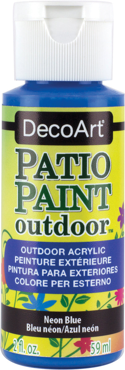 Patio Paint 2oz Neon Blue