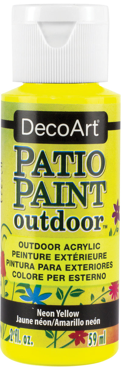 Patio Paint 2oz Neon Yellow
