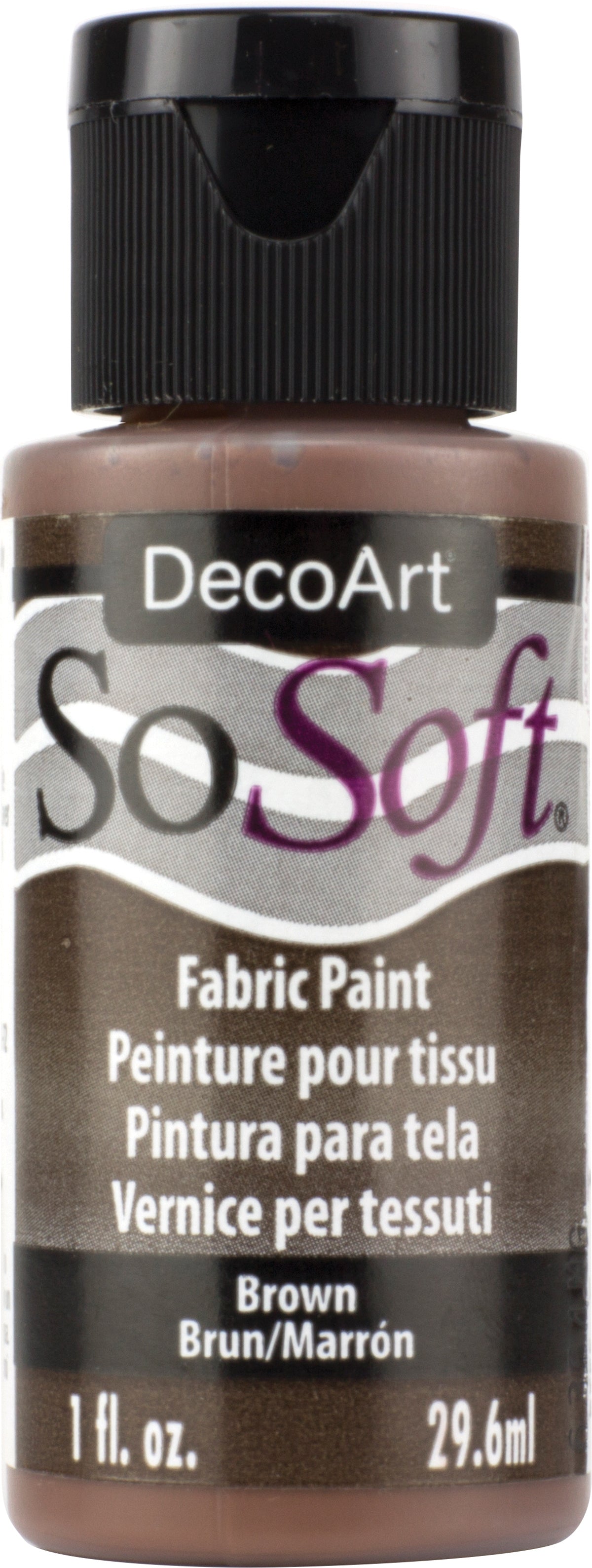 SoSoft Fabric Acrylic Paint 1oz Brown