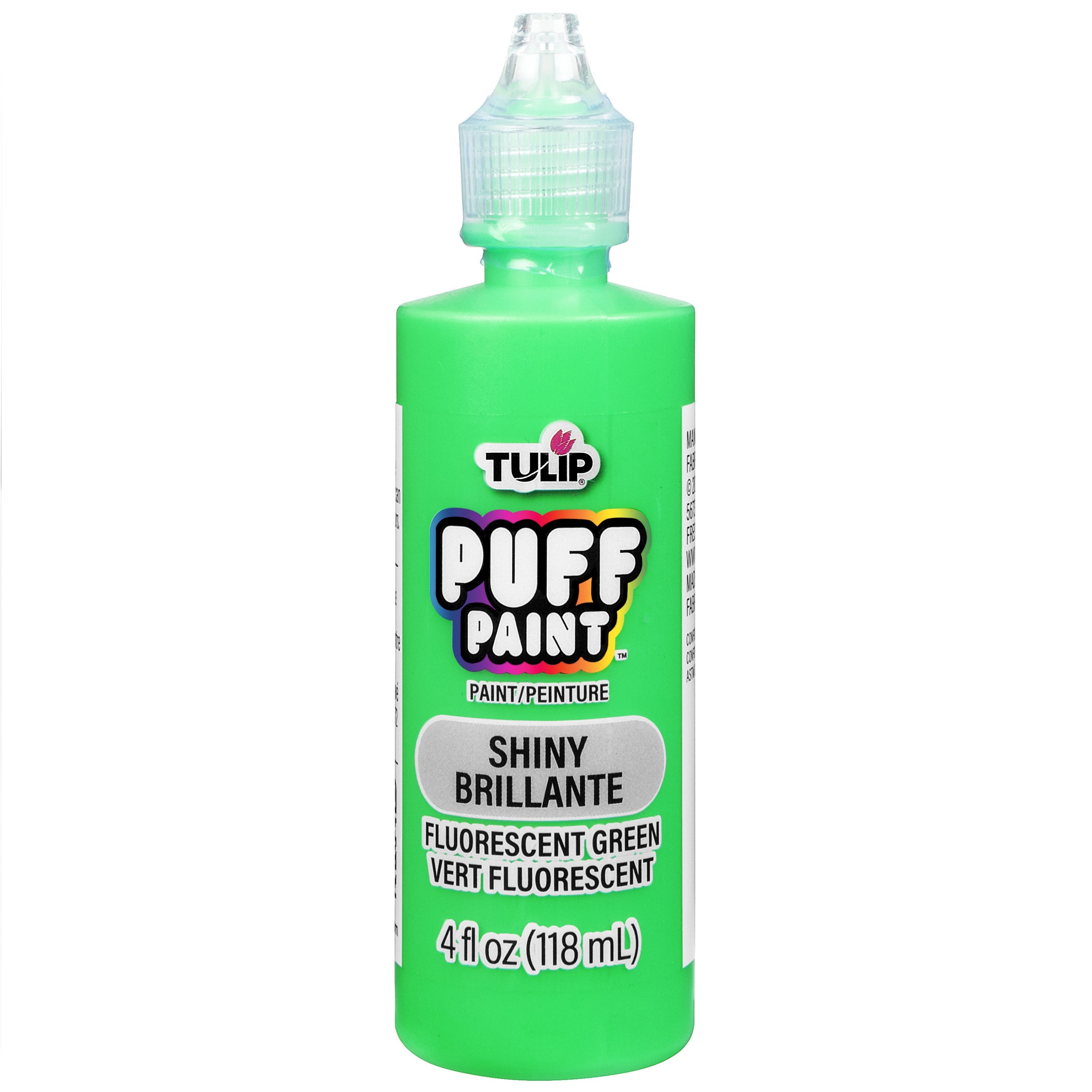 Tulip Dimensional Fabric Paint 4oz Slick - Fluorescent Green