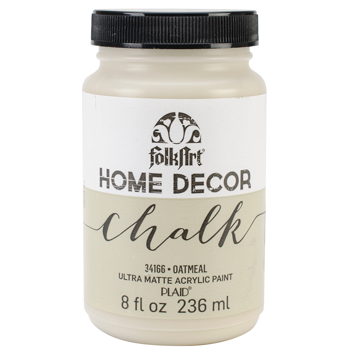 FolkArt Home Decor Chalk Paint 8oz Oatmeal