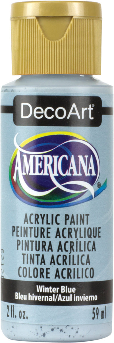 Americana Acrylic Paint 2oz Winter Blue - Opaque