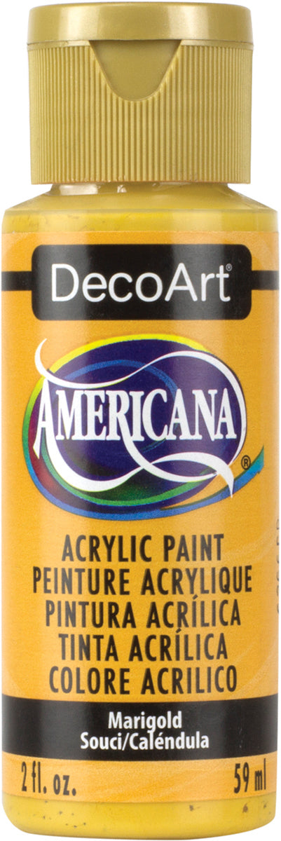 Americana Acrylic Paint 2oz Marigold - Opaque