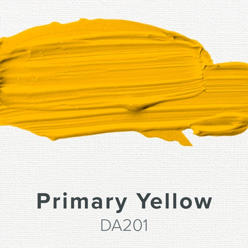 Americana Acrylic Paint 2oz Primary Yellow - Semi-Opaque