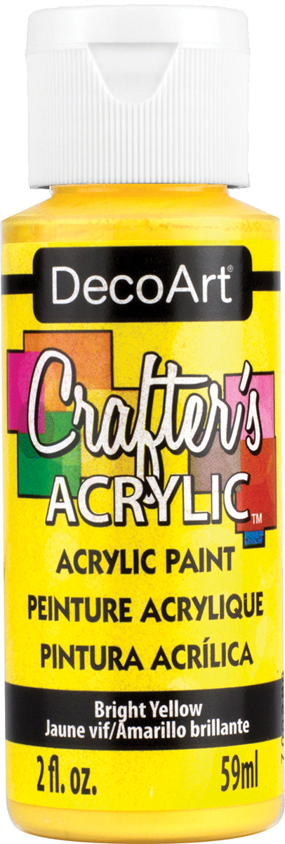 Crafter's Acrylic All-Purpose Paint 2oz Bright Yellow