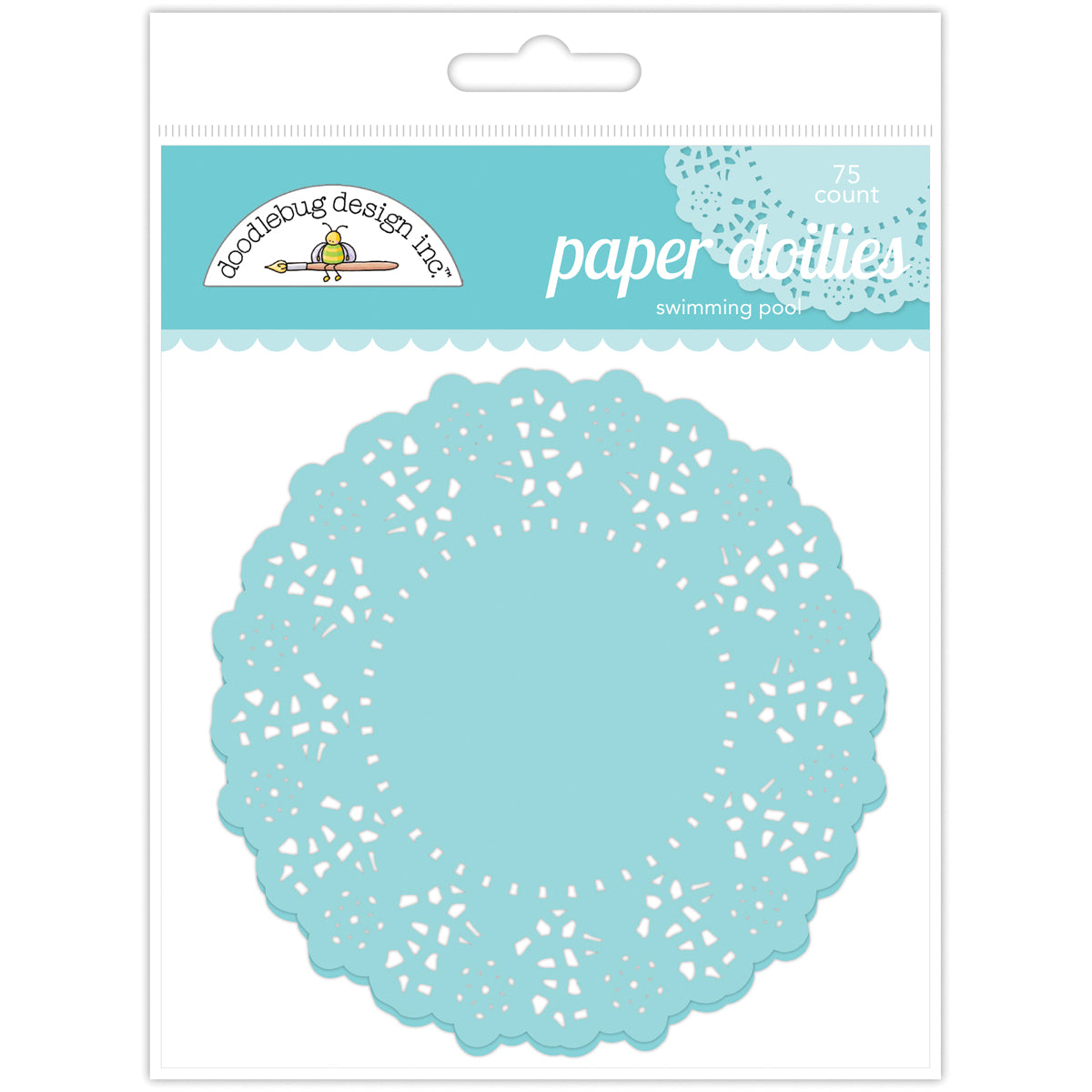 Doodlebug Doilies 4.5" 75/Pkg Swimming Pool
