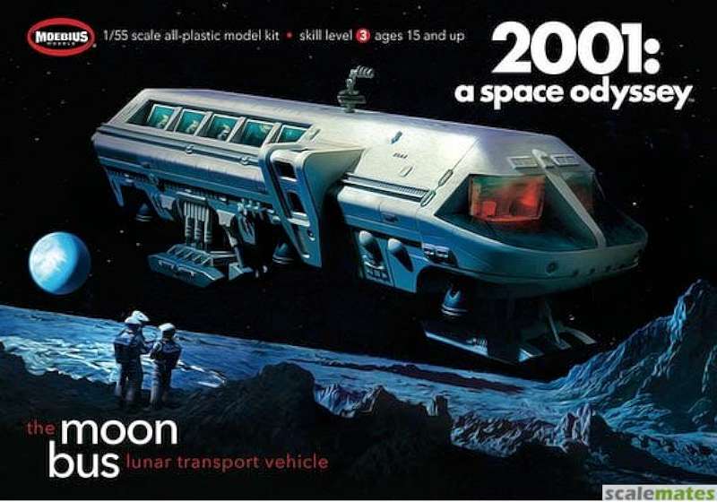 1/55 2001 Space Odyssey: Moon Bus (Approx. 10" L)