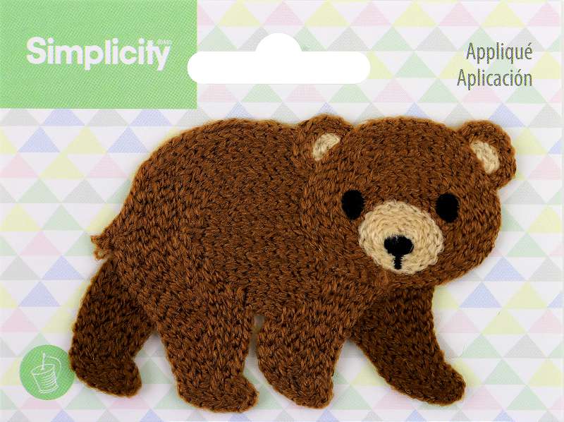 Wrights Baby Sew-On Applique Bear