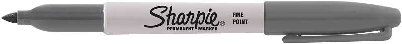 Sharpie Fine Point Permanent Marker Open Stock Dark Matter Gray