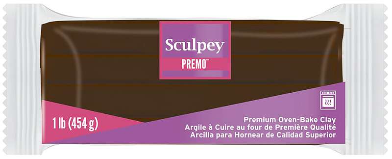 Premo Clay 1lb Burnt Umber