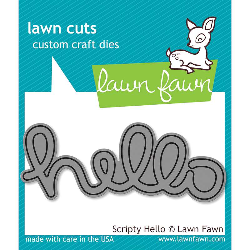 Lawn Cuts Custom Craft Die  Scripty Hello