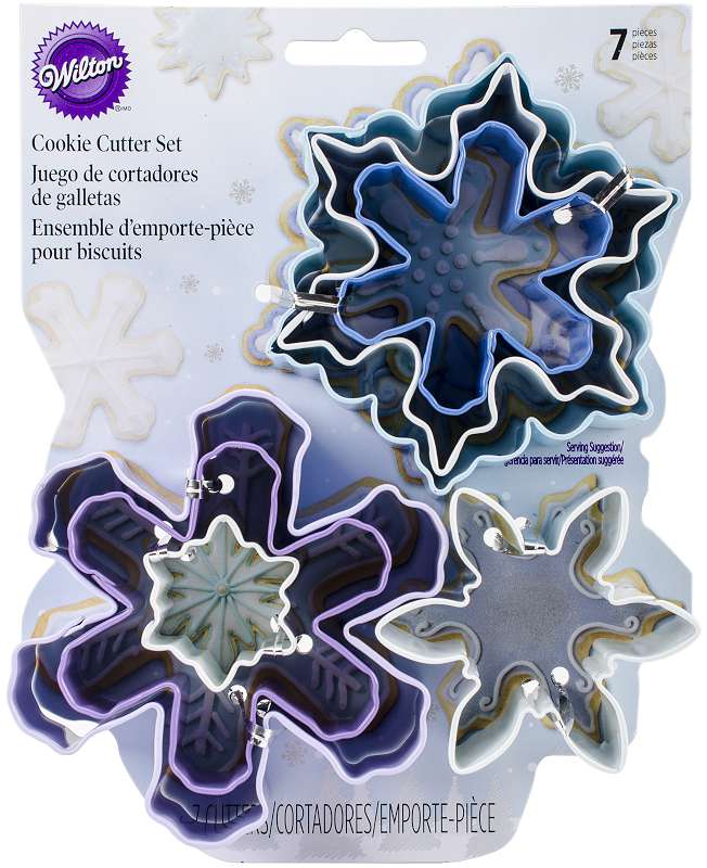 Metal Cookie Cutter Set 7/Pkg Snowflake