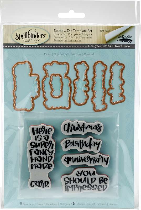 Spellbinders Stamp & Die Set Fancy
