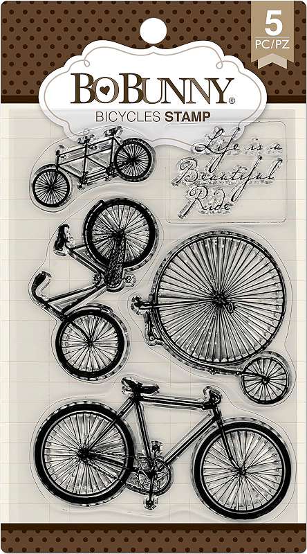 BoBunny Stamps 4"X6" Bicycles