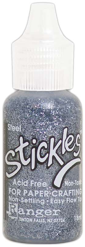 Stickles Glitter Glue .5oz Steel