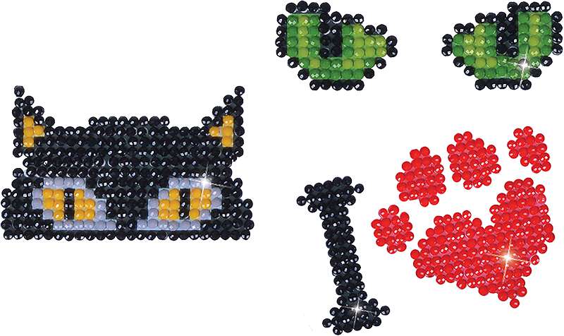 Diamond Dotz Diamond Magnets Facet Art Kit Assorted Fur 3/Pkg