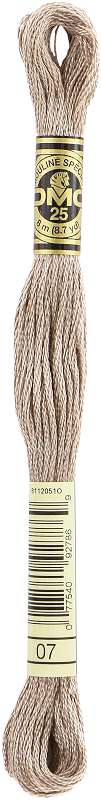 DMC 6-Strand Embroidery Cotton 8.7yd Driftwood