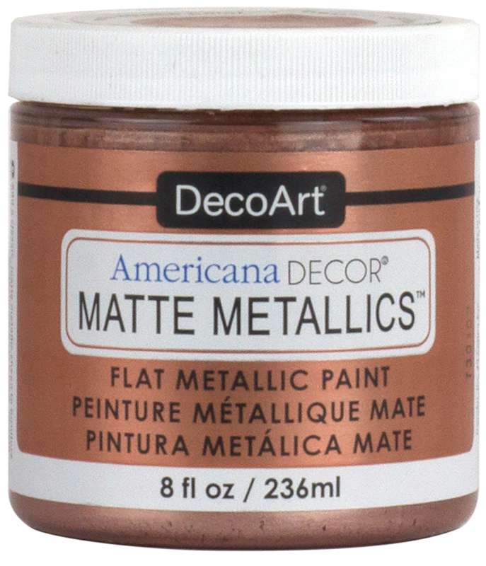 Americana Decor Matte Metallics 8oz Rose Gold
