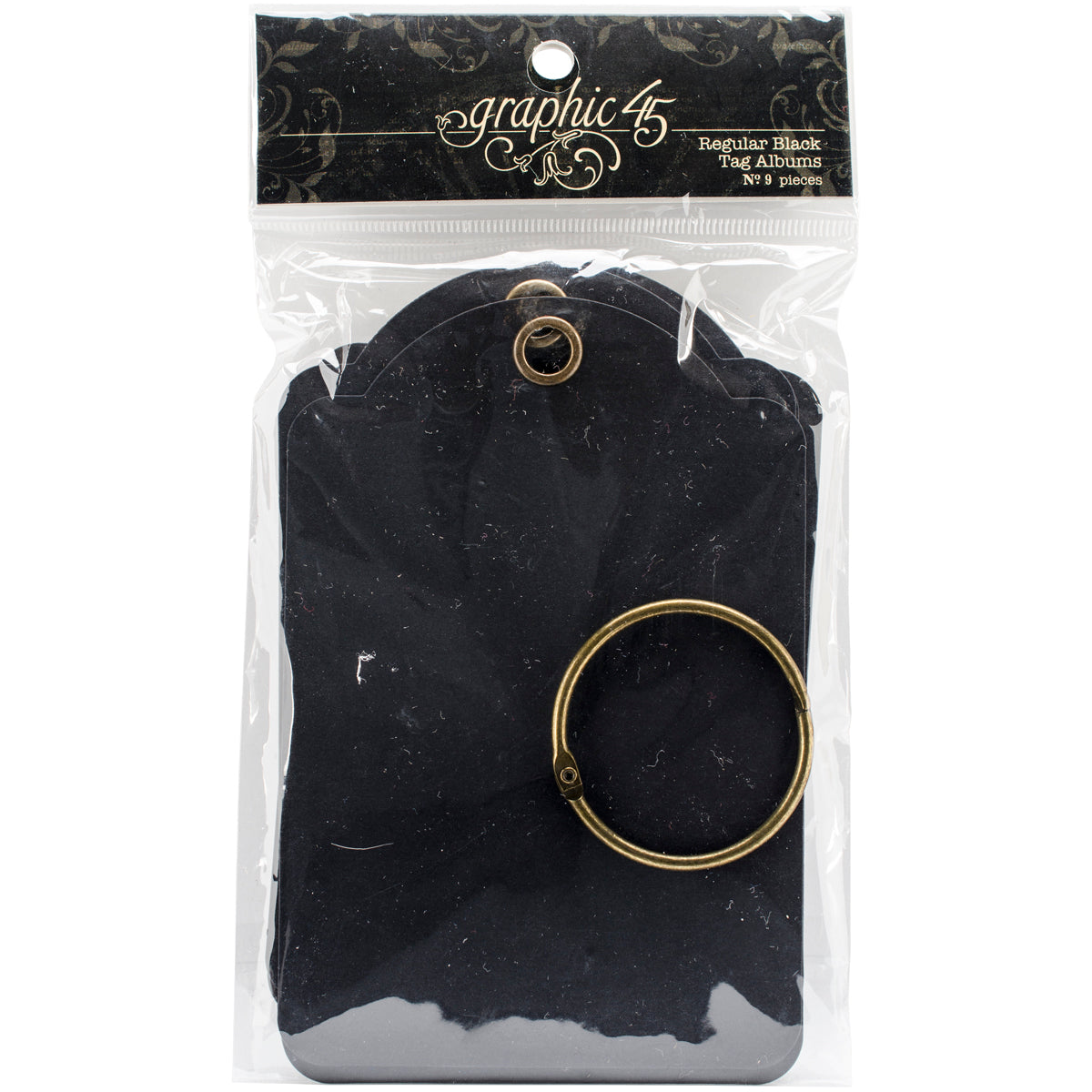 Staples Regular Tag 5.75 Inch X 3.875 Inch-Black