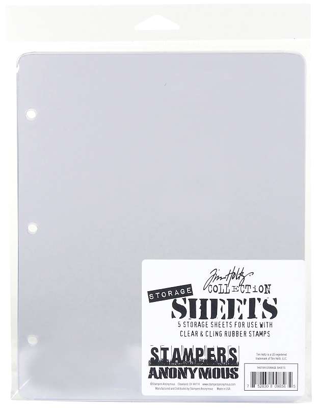 Tim Holtz Storage Sheets 5/Pkg  