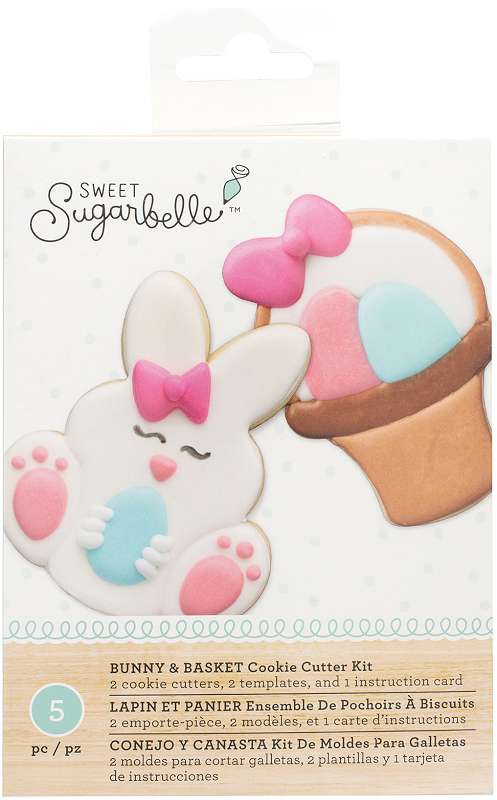 Sweet Sugarbelle Cookie Cutter Kit 5pcs Bunny & Basket