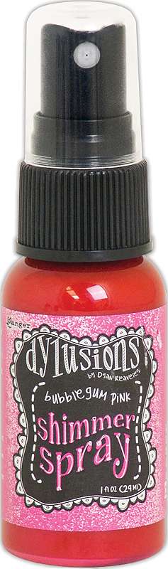 Dylusions Shimmer Sprays 1oz Bubblegum Pink