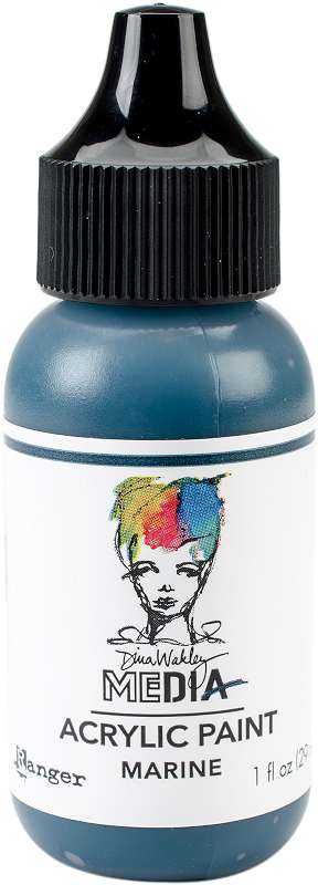 Dina Wakley Media Acrylic Paint 1oz Marine