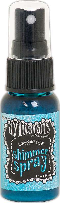Dylusions Shimmer Sprays 1oz Calypso Teal