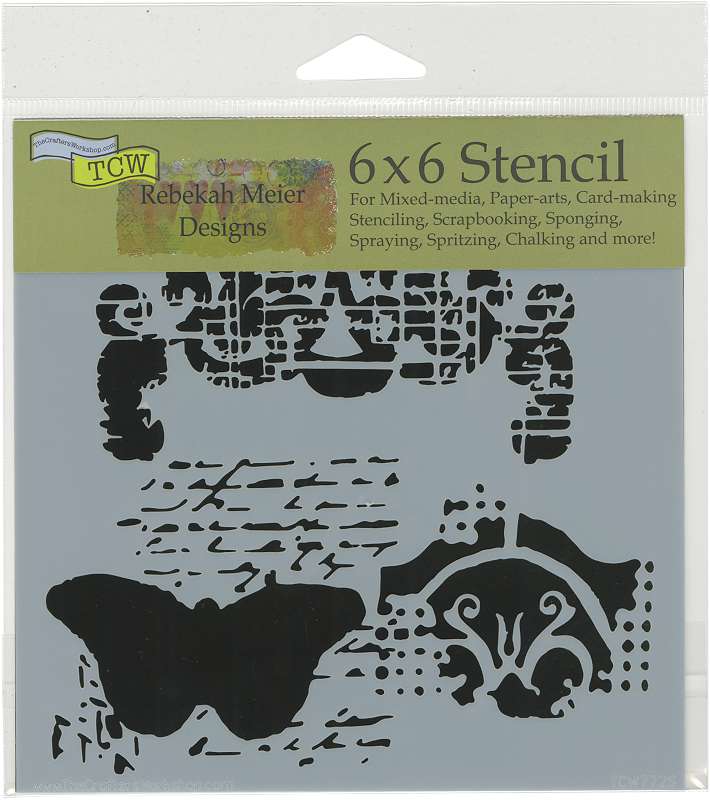 Crafter's Workshop Template 6"X6" Regal Butterfly