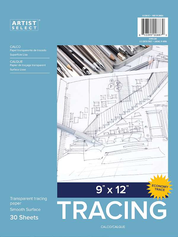 Artist Select Advantage Tracing Pad 9"X12" 30 Sheets