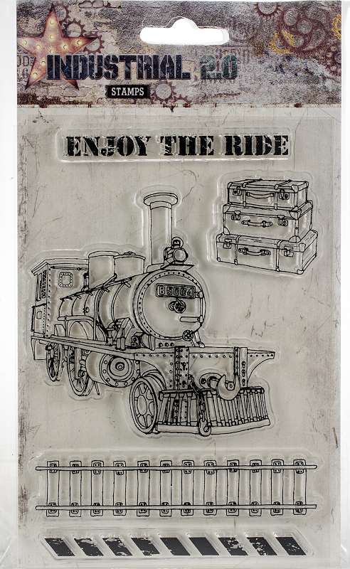 Studio Light Industrial 2.0 A6 Stamps Enjoy The Ride