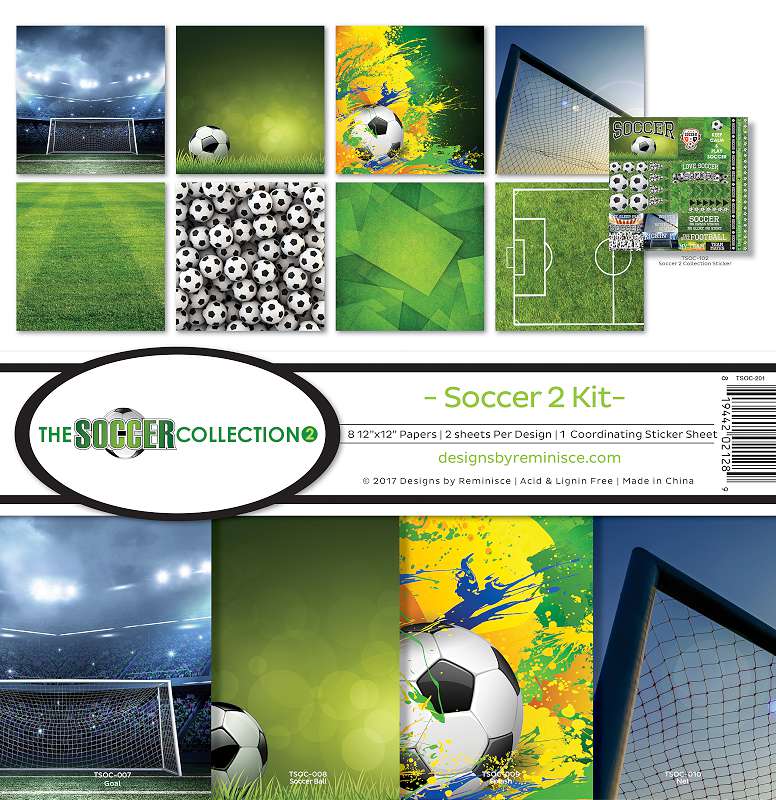 Reminisce Collection Kit 12"X12" Soccer 2