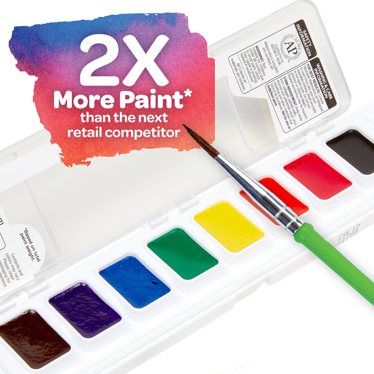 Crayola Washable Watercolors 8 Colors