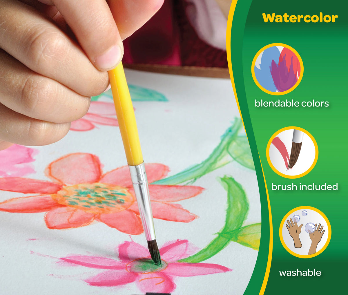 Crayola Washable Watercolors 8 Colors