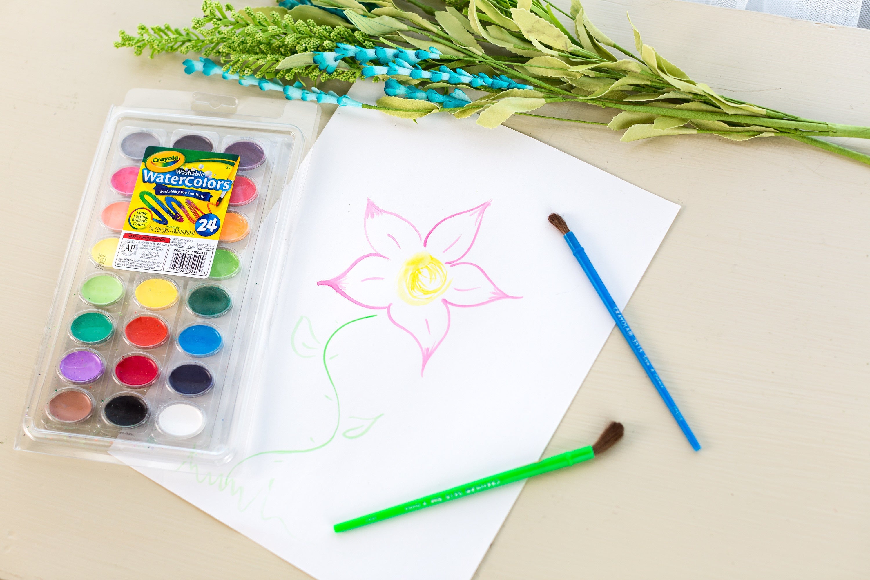 Crayola Washable Watercolors 24 colors