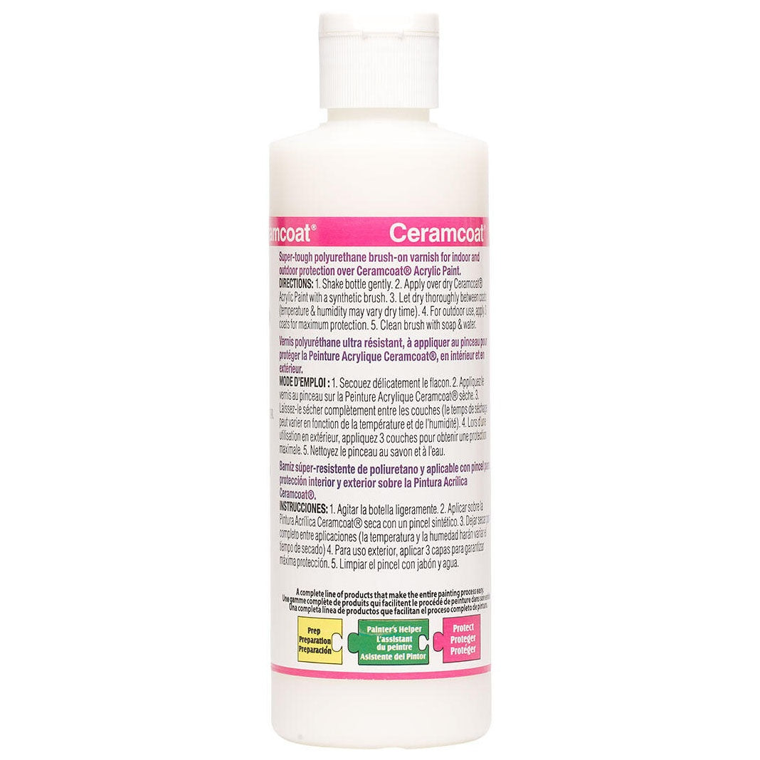 Delta Ceramcoat Protect Exterior/Interior Satin Varnish 8oz