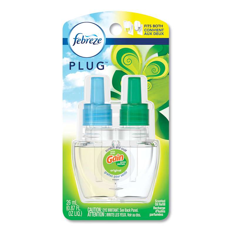 Febreze® PLUG Air Freshener Refills, Gain Original, 0.87 oz