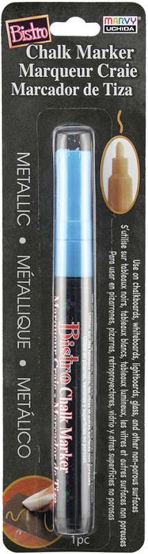 Bistro Chalk Marker Fine Point Metallic Blue
