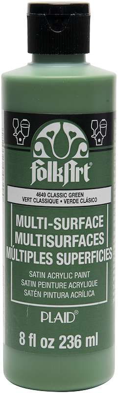 FolkArt Multi-Surface Paint 8oz Classic Green