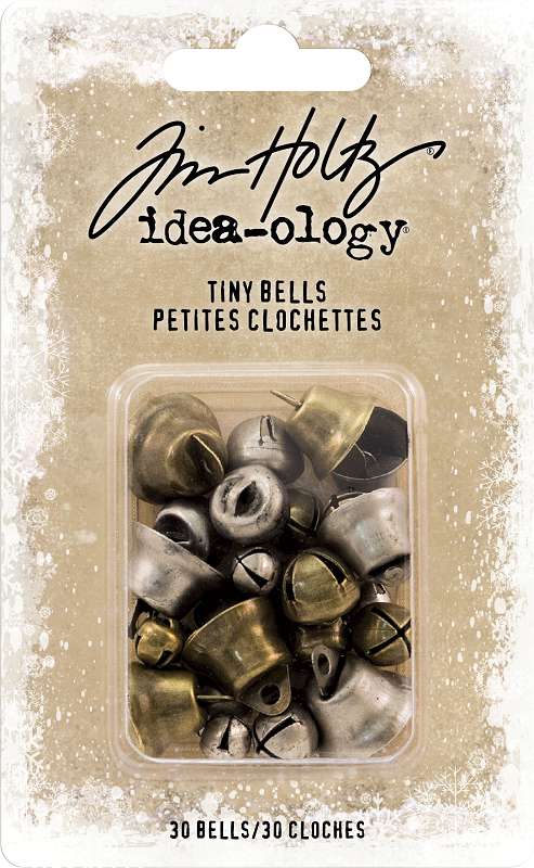 Idea-Ology Tiny Metal Bells 30/Pkg Nickel & Copper