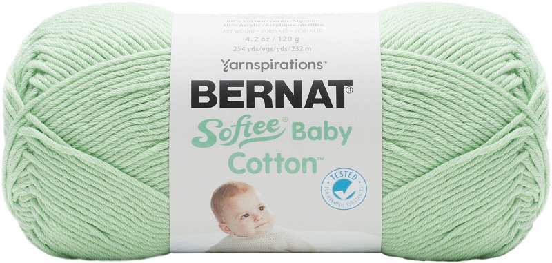 Bernat Softee Baby Cotton Yarn Jade Frost