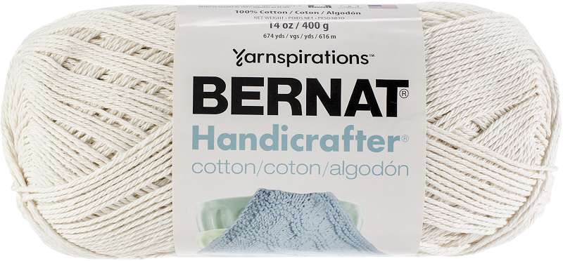 Bernat Handicrafter Cotton Yarn - Solids Off White