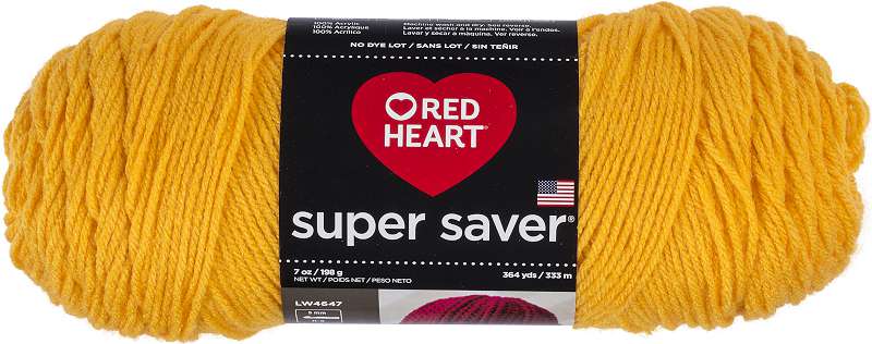 Red Heart Super Saver Yarn Saffron