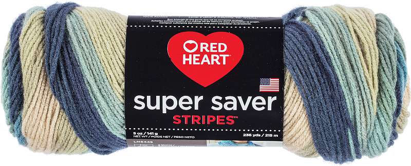 Red Heart Super Saver Yarn Sutherland Stripes